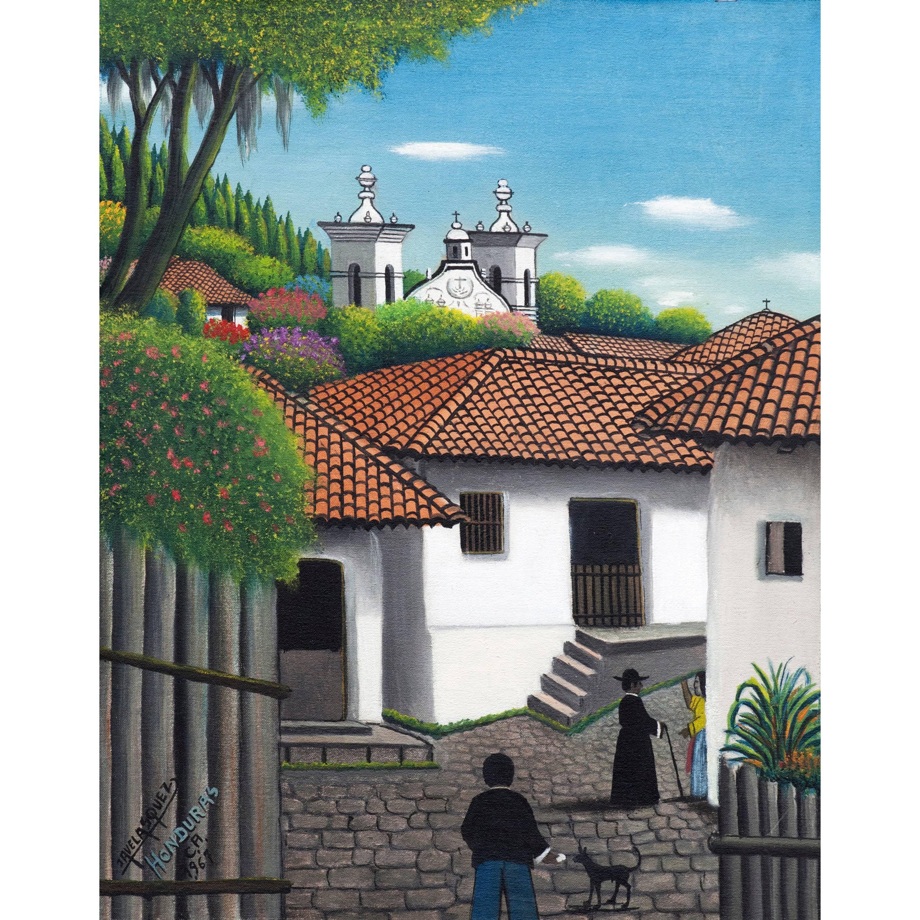 Jose Antonio Velasquez Latin American Oil Painting Honduras