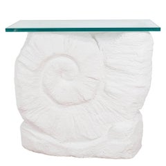 Pair of Nautilus Shell Console Tables