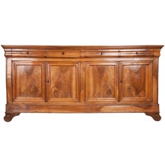French 19th Century Walnut Louis Philippe Enfilade