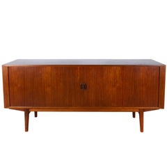 Teak Tambour Sideboard