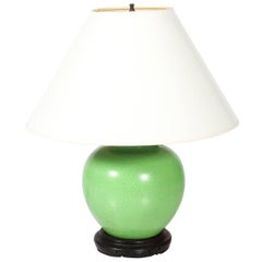 Contemporary Green Lamp