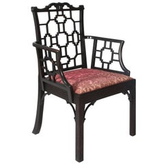 Chinese Chippendale Desk Chair