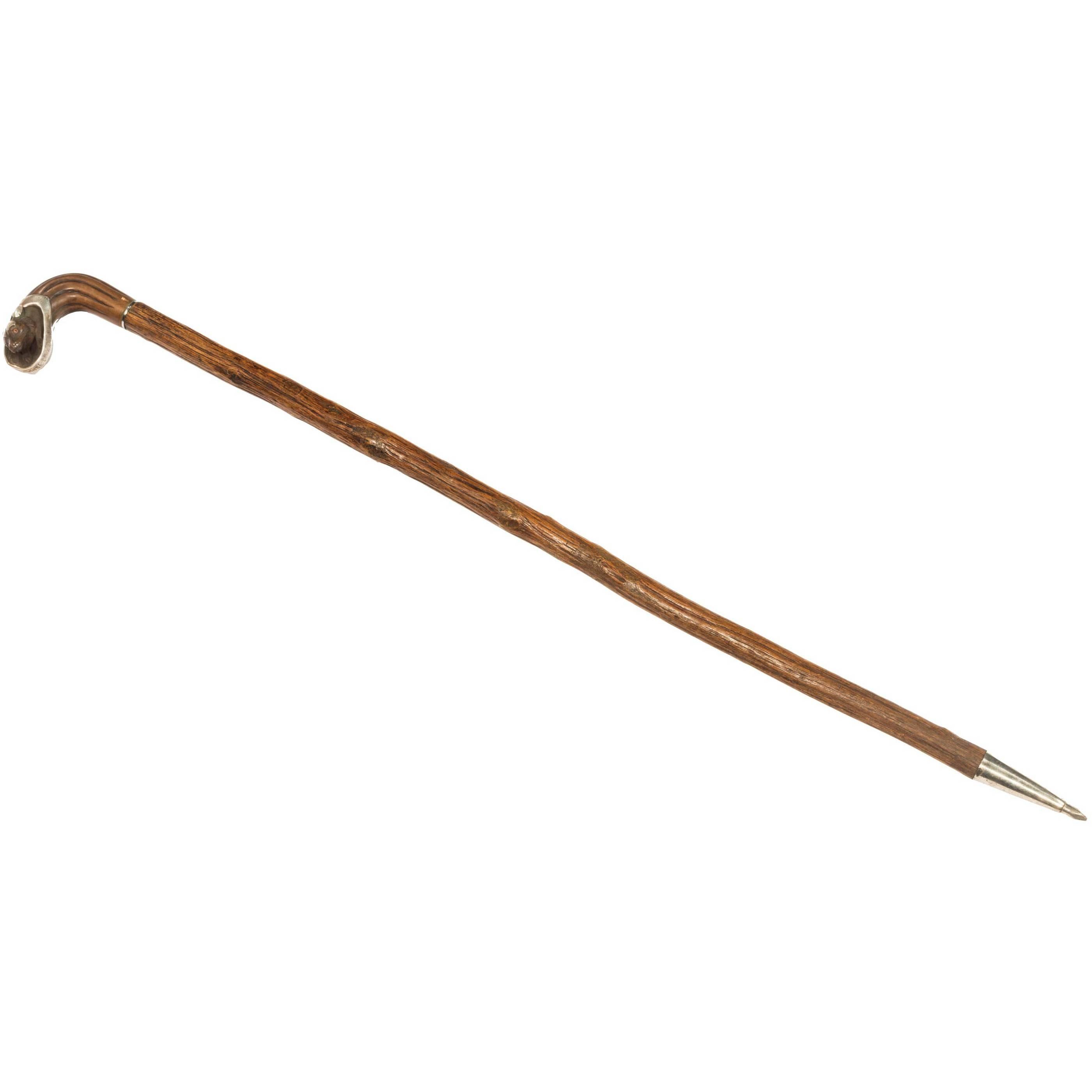 Mid-19th Century Black Forest Walking Cane at 1stDibs