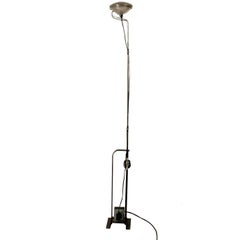 Vintage 'Toio' Floor Lamp by Castiglioni Brothers for Flos Steel Lacquered Metal, 1962