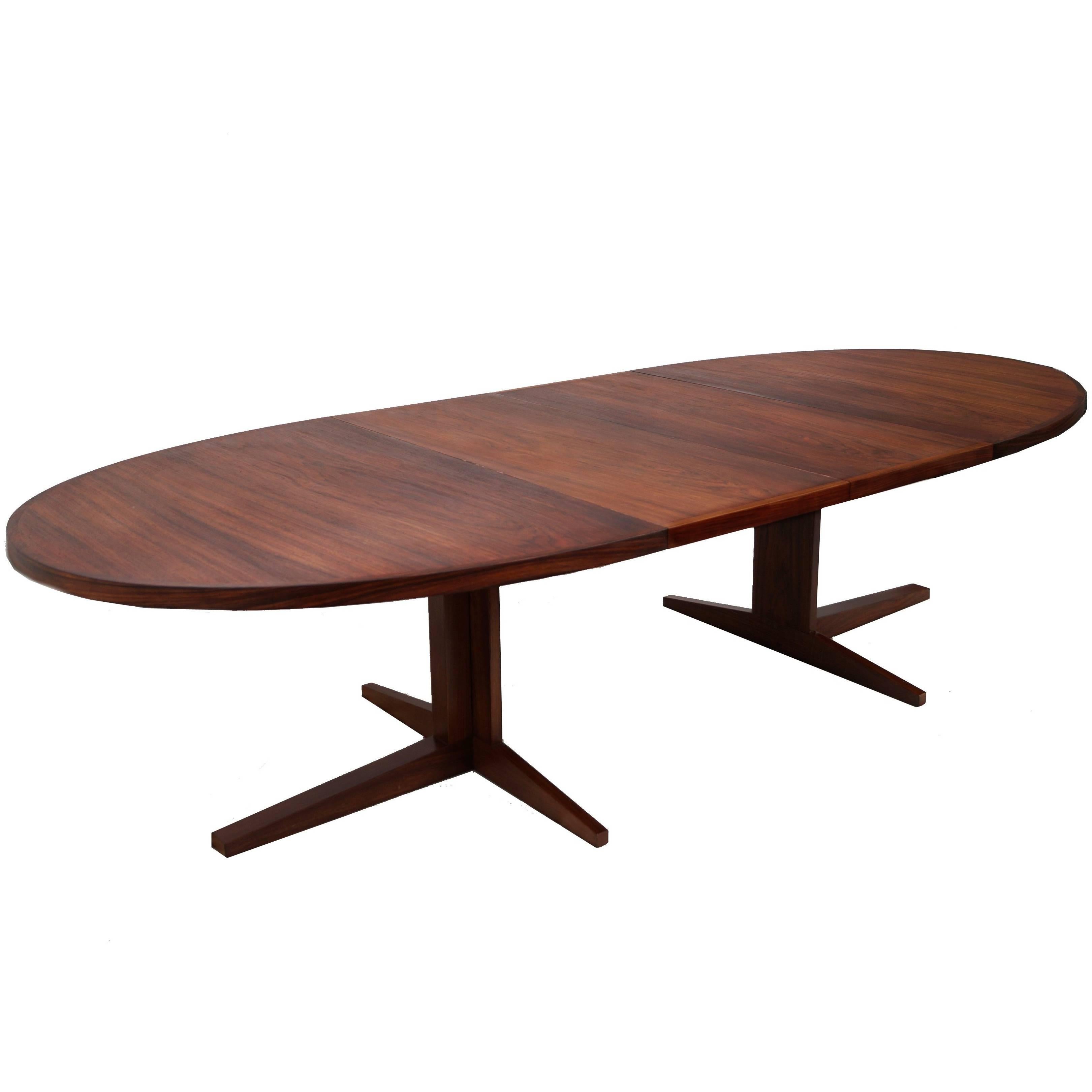 John Mortensen Expandable Rosewood Dining Conference Table