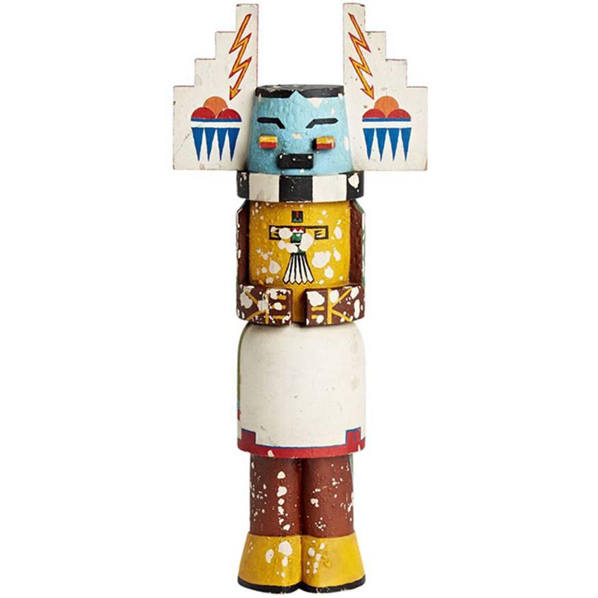 Large Carved and Painted Hopi Kachina Doll, circa 1950s