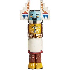 Vintage Large Carved and Painted Hopi Kachina Doll, circa 1950s