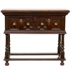 19th Century English Oak Console