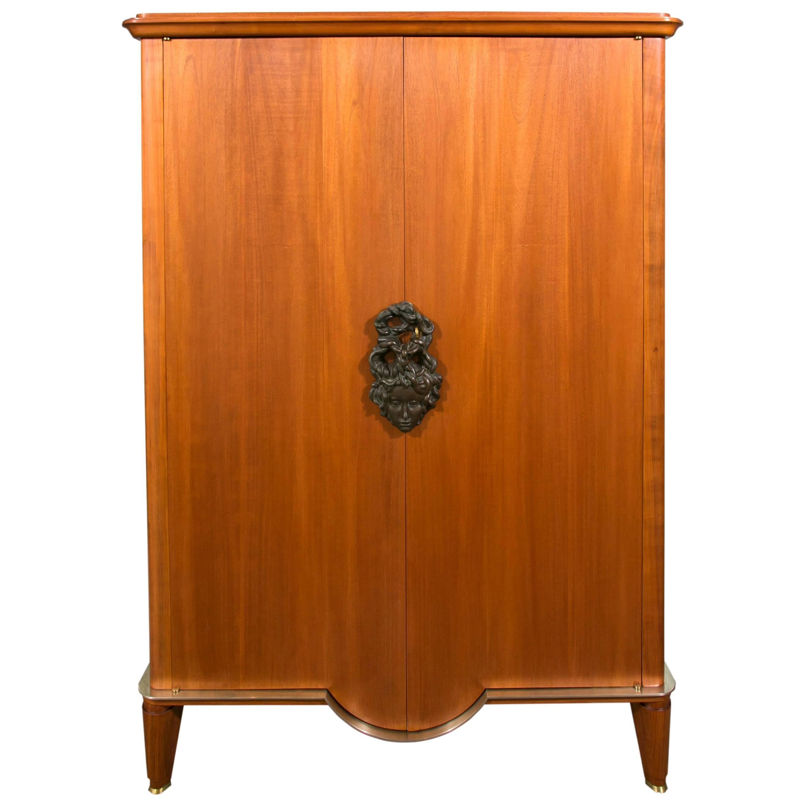Art Deco Armoire by Andre Arbus and Vadim Androusov For Sale