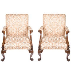 Pair of Early 20th Century Mahogany Chairs