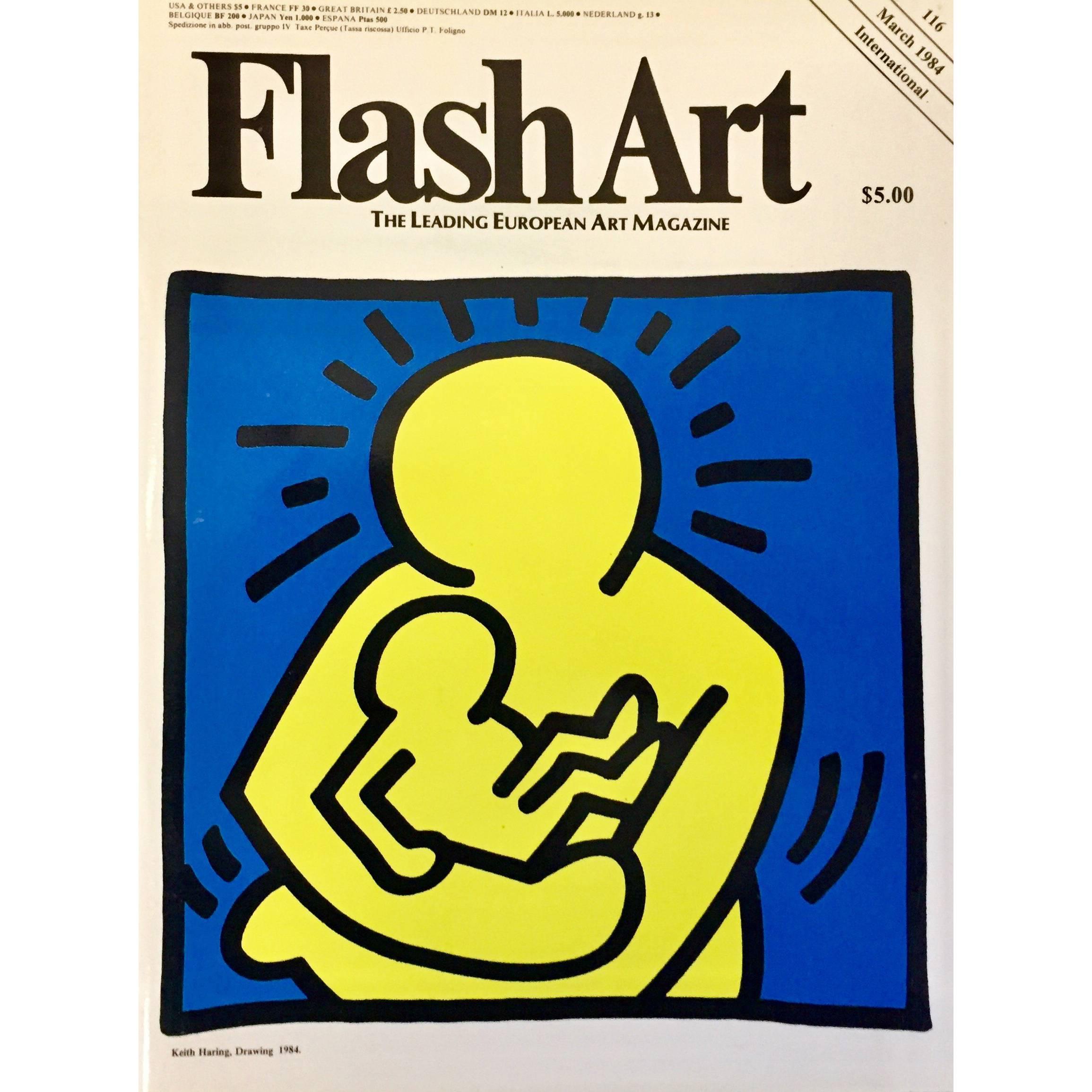 Keith Haring 1984 Illustrated Cover Art