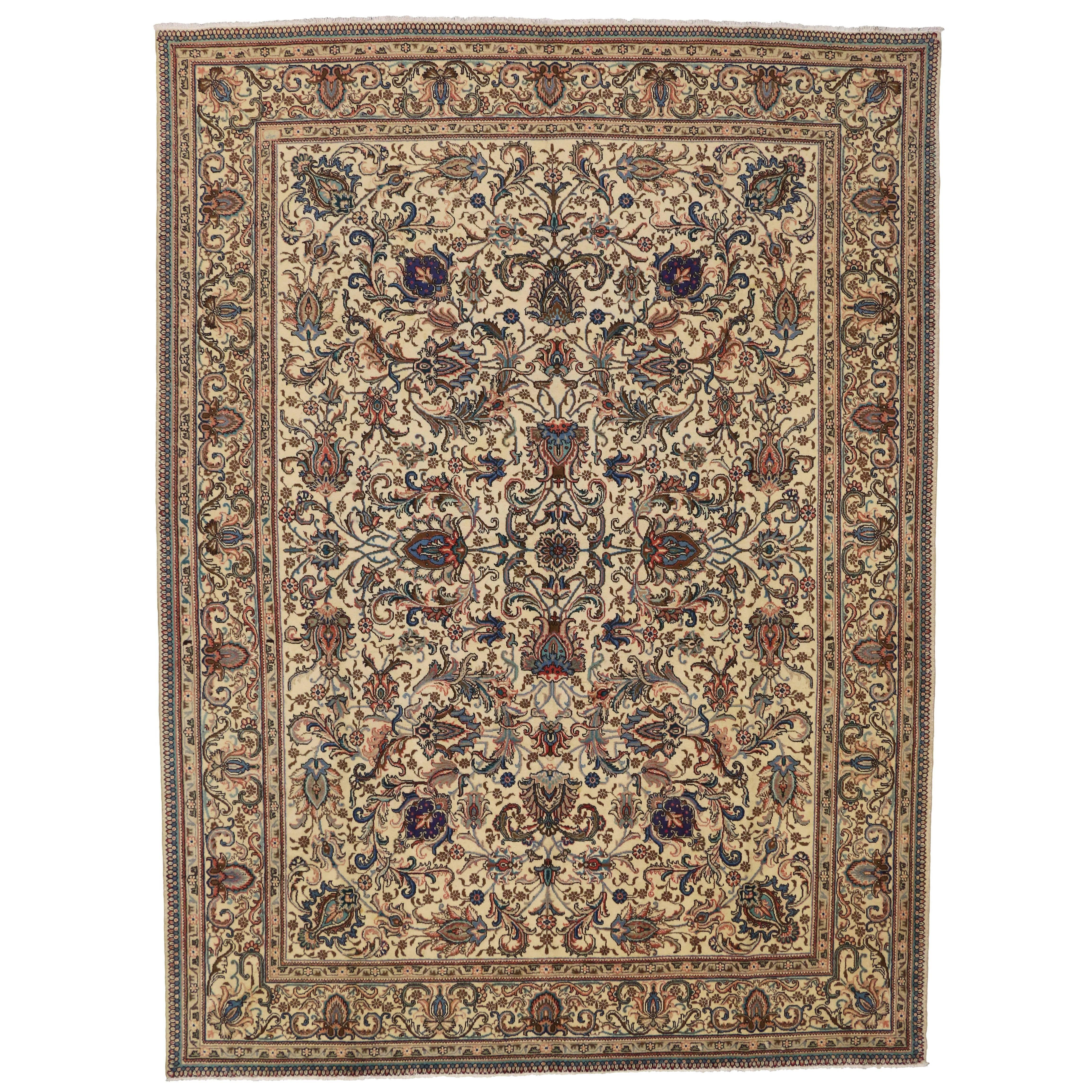 Tapis persan vintage de Tabriz