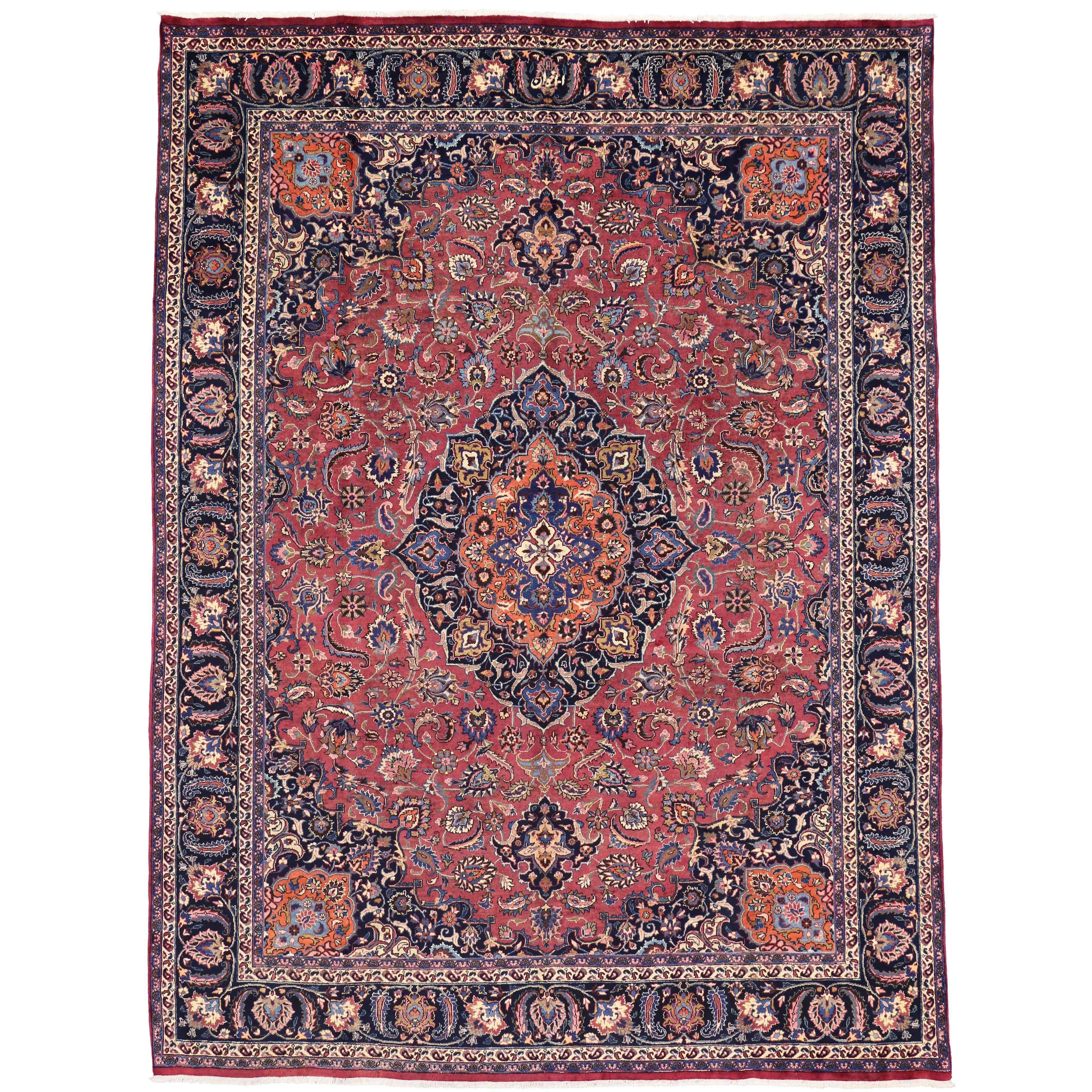 Persischer Mashhad-Teppich aus Persien