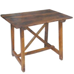 18th Century Tuscan Occasional trestle Table