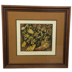 Vintage Carol Jablonsky Limited Edition Lithograph