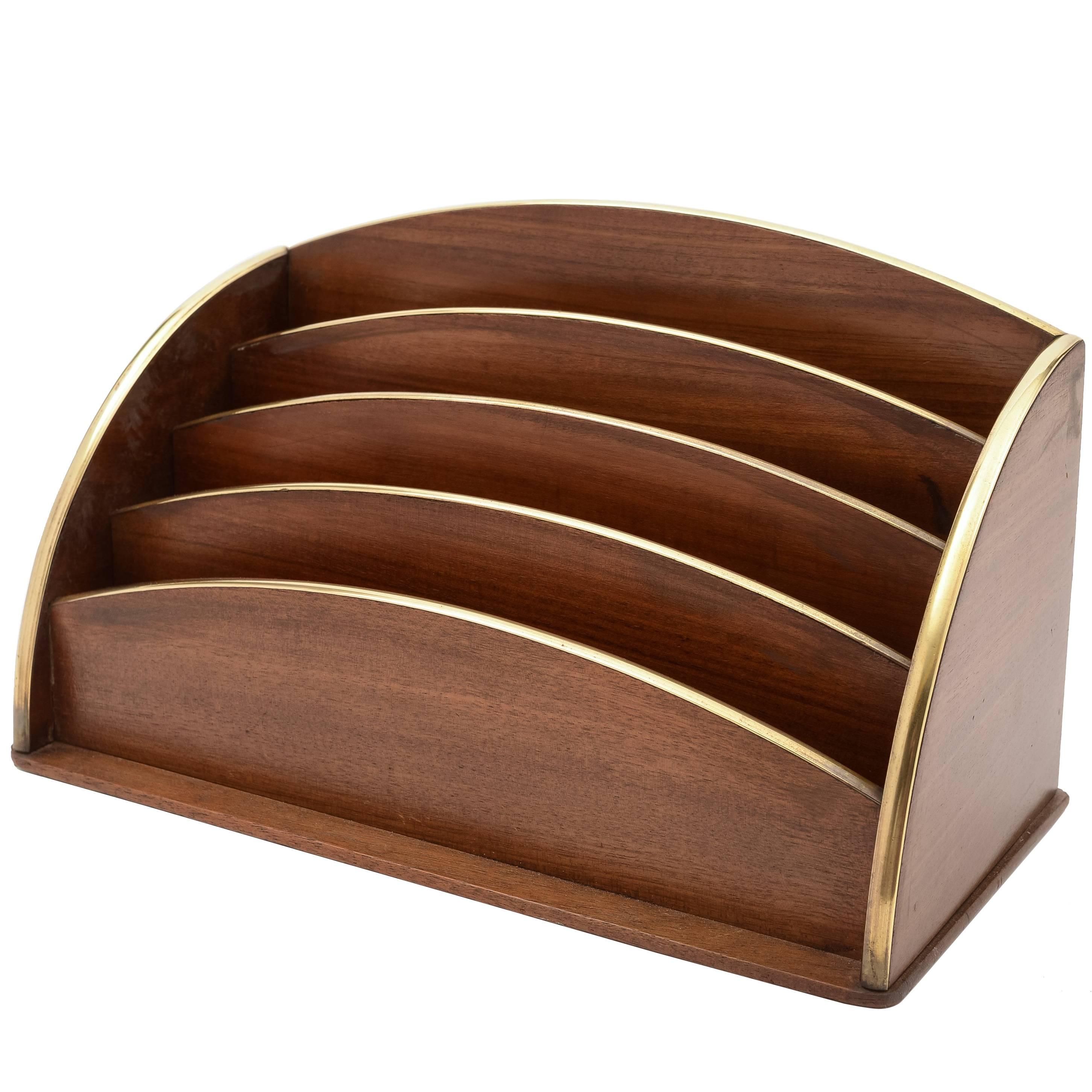 French Letter Rack French Art Deco Document or Letter Rack, circa 1930 For Sale at 1stDibs
