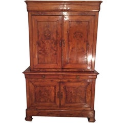 French 19th Century Cupboard Buffet a Deux Corps