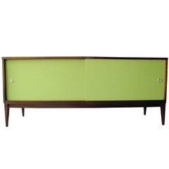 Modern Sliding Door Maple Credenza by Paul McCobb/Planner Group