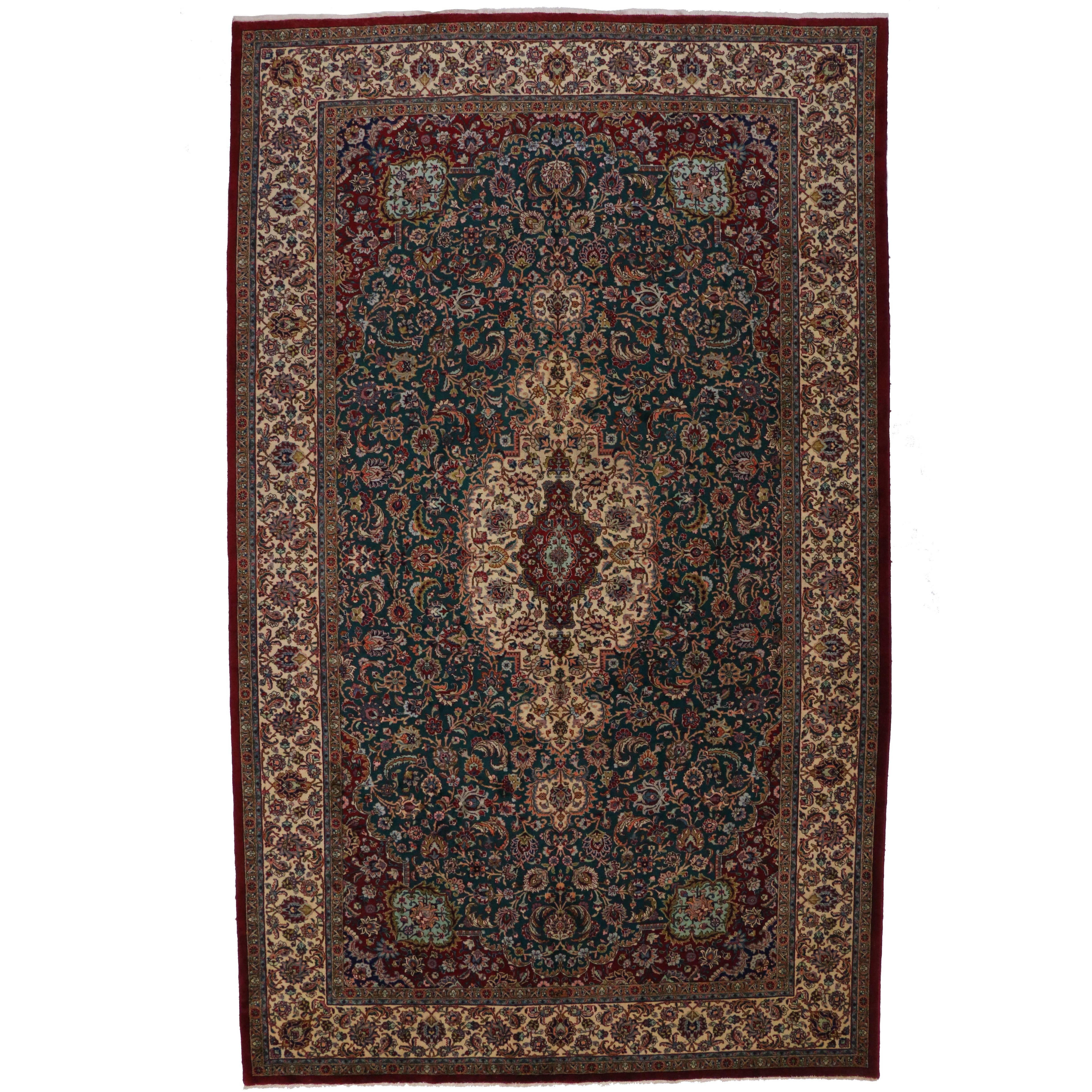 Antique Persian Tabriz Rug, 09'11 X 16'01 For Sale