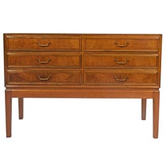 1940s Walnut Chest of Drawers Attributed to Ole Wanscher 2