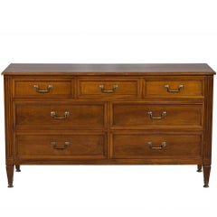 Vintage Walnut Louis XVI Style Dresser by Kindel