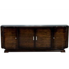 Carrocel Custom Art Deco Stil Nussbaum Sideboard Buffet