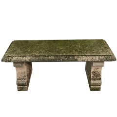 Antique Vicenza Stone Bench, Italy, 1920s