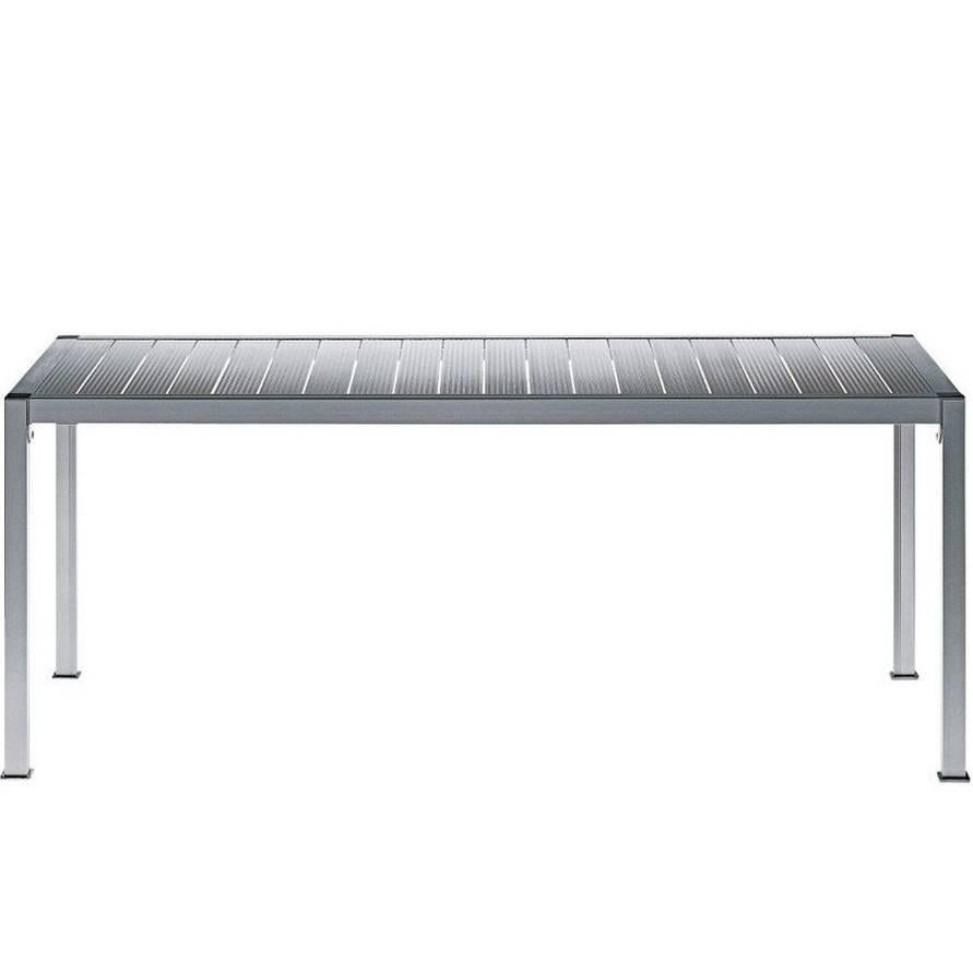 "Thali" Anodized Aluminum Table Designed by Miki Astori for Driade