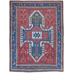 Antique Sewan Kazak Rug