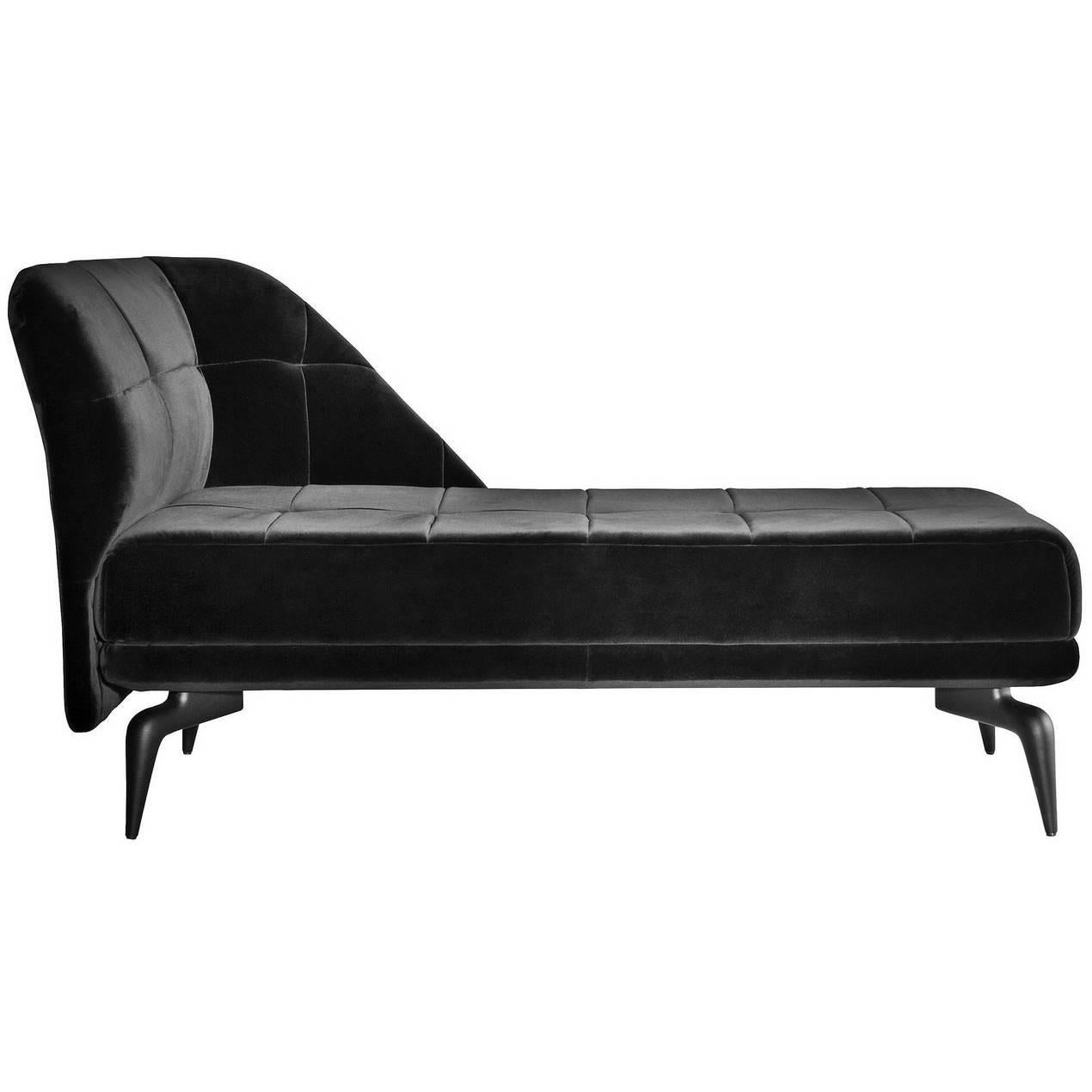 "Leeon" Velvet Covered Daybed by Ludovica and Roberto Palomba for Driade For Sale