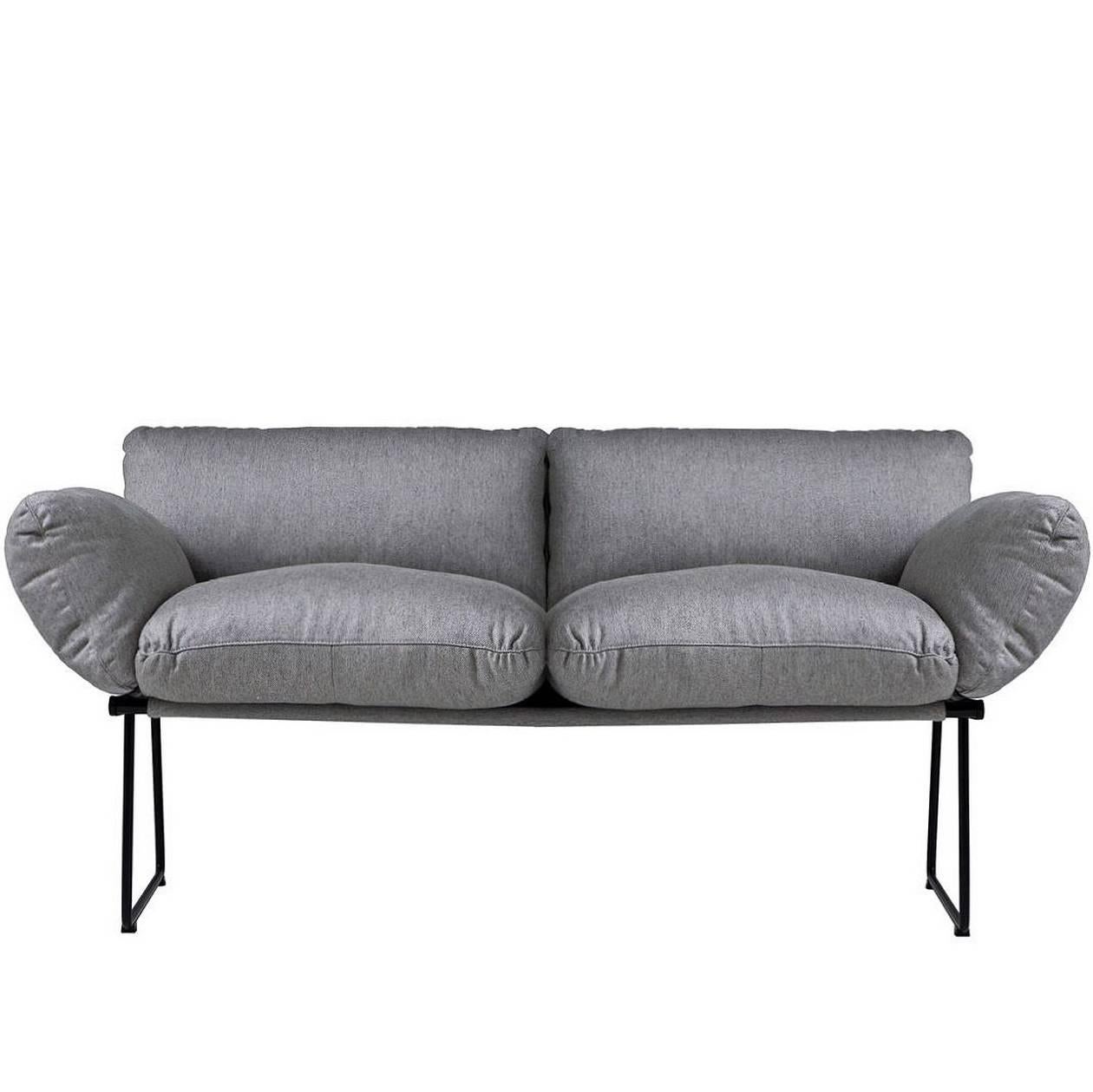 "Elisa" Indoor Two-Seat Sofa Designed by Enzo Mari for Driade