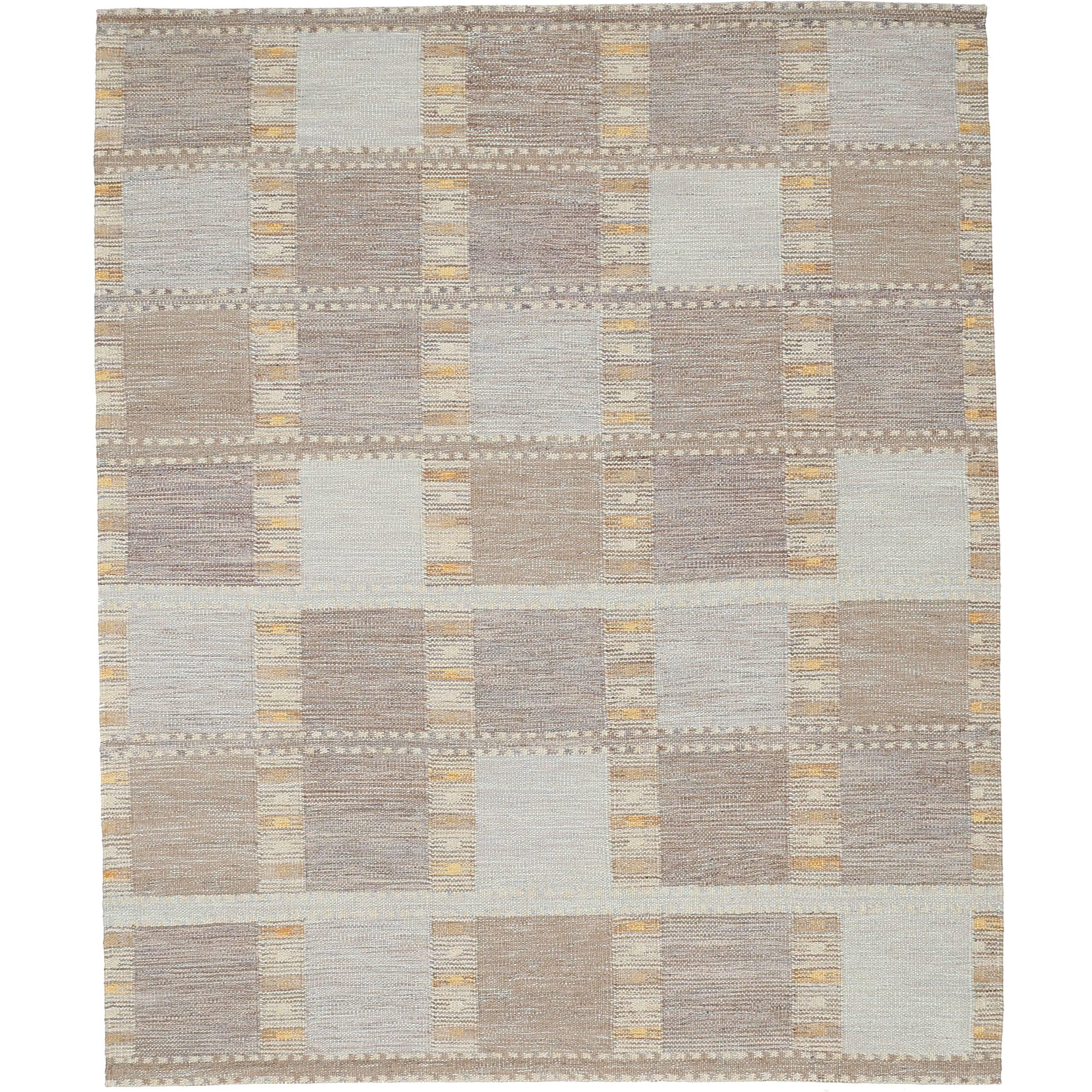 Scandinavian Modern Kilim Carpet For Sale