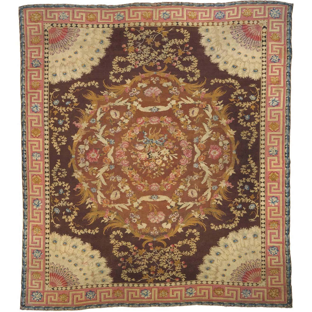 English Axminster Rug, 1760 For Sale at 1stDibs