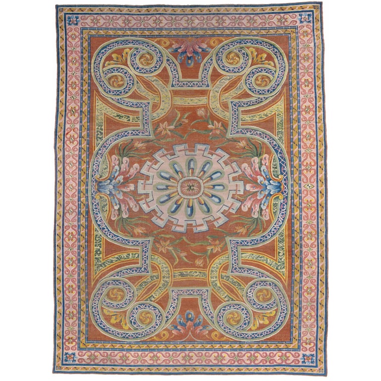 Spanish Cuenca Rug, 1790 For Sale at 1stDibs