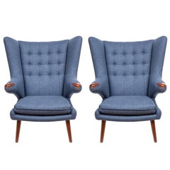Pair of Pavel Wingback Armchairs 10
