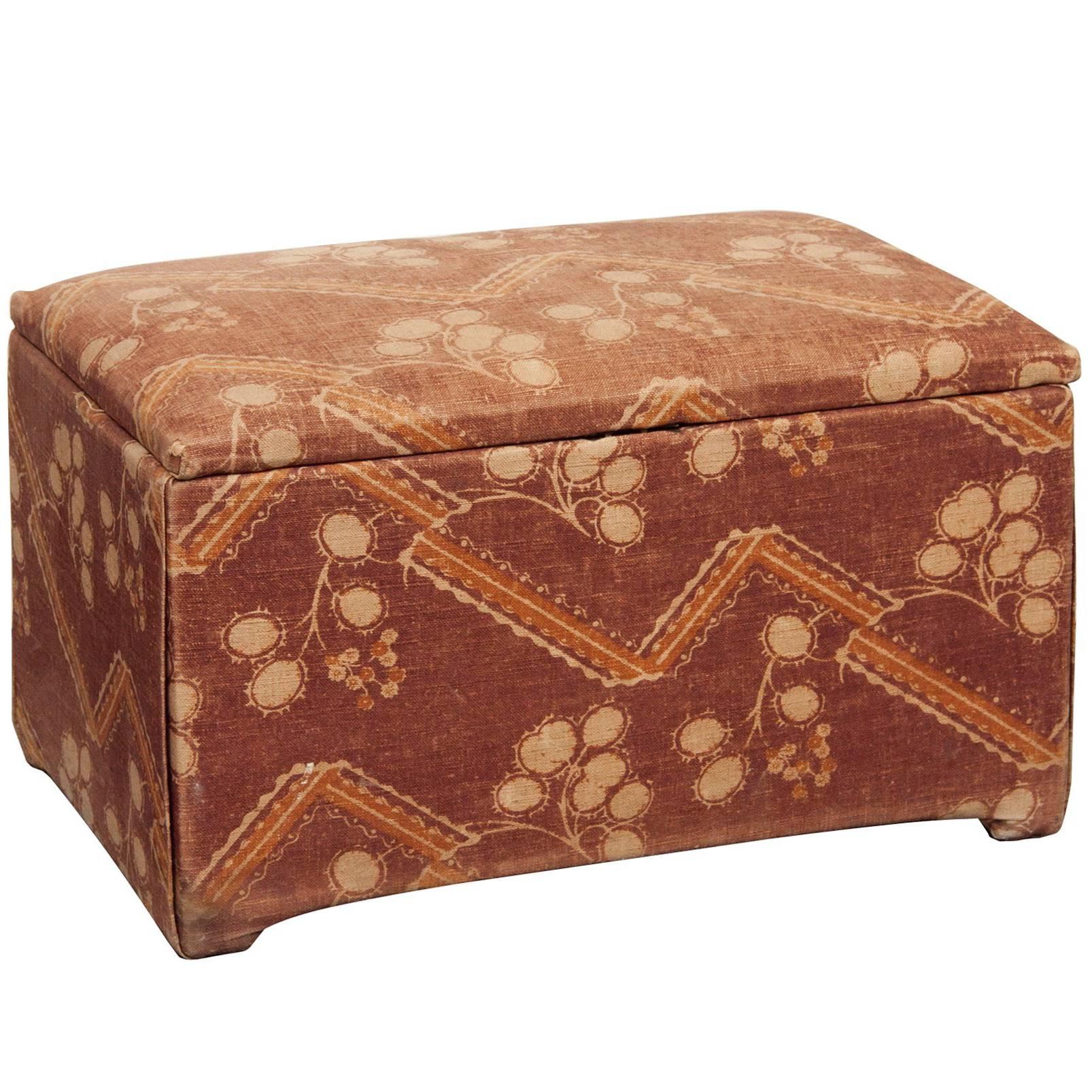 Art Deco Ottoman from the ITV Set the Halcyon For Sale