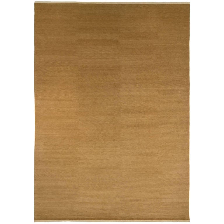Coffee Colored Mohair Area Rug by Joseph Carini 10x14 For Sale at 1stDibs