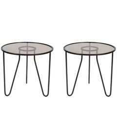 Pair of Mika Ring Tripod Tables