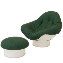 Pod Chair and Ottoman