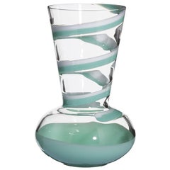 Sturm Carlo Moretti Contemporary Murano Mouth Blown Glass Vase