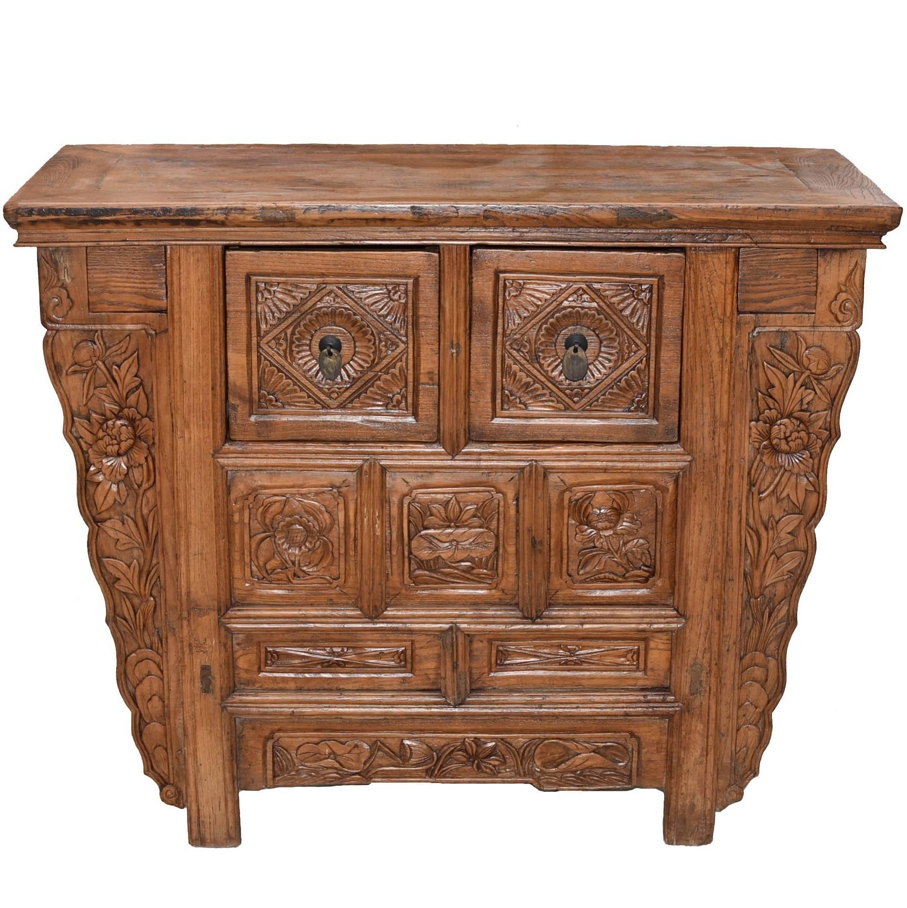 19th Century Chinese Country Chest with Secret Drawers