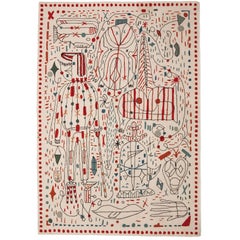 Contemporary Hayon x Nani Hand-Tufted Wool Area Rug by Jaime Hayon Medium