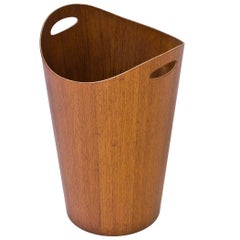 1950s Teak Paper Basket by Servex