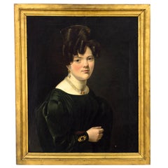 French Portrait of young woman