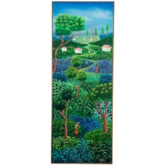 Haitian Painting by Jean St. Fleur