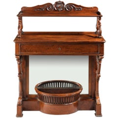 Regency Period Mahogany Pier Table Incorporating a Planter