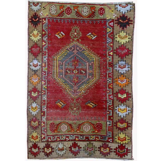 Handmade Antique Turkish Anatolian Rug, 1890s, 1B31 For Sale at 1stDibs