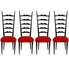 Four Paolo Buffa Hall Chairs