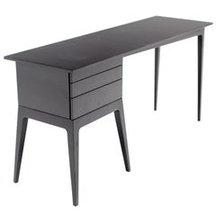 Malabar Wood Writing Desk Minimalist Contemporary Mid Century Design Handmade