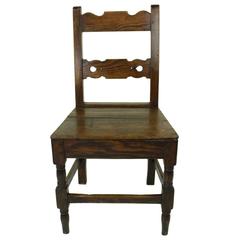 Antique Welsh Pine Desk Chair 2